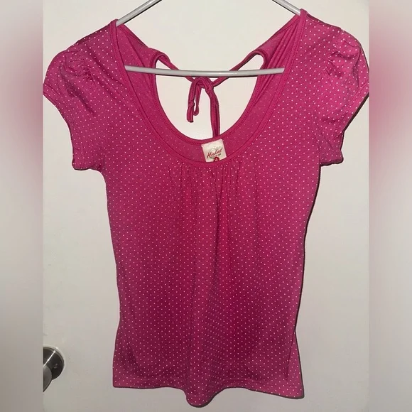 Hiatus Short Sleeve Polka Dot Shirt - Picture 1 of 3